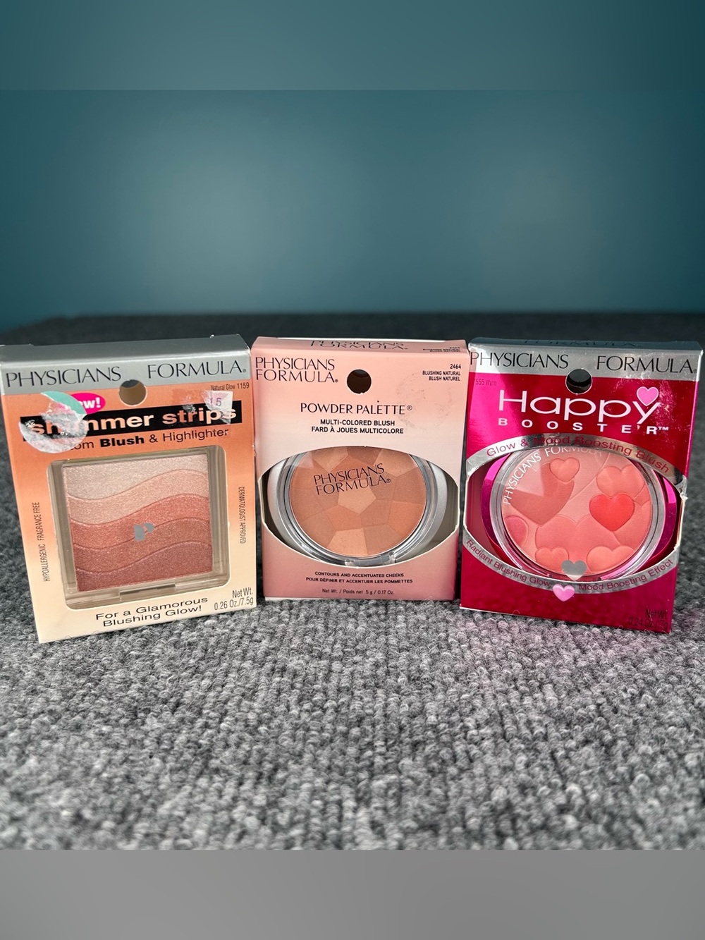Lot of 3 ~ Physicians Formula BLUSH, HIGHLIGHTER & CONTOUR POWDER ~ New In Boxes